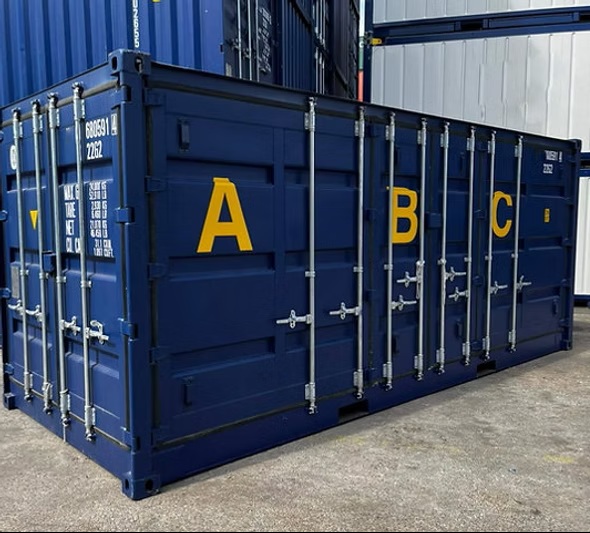 20-Fuß-Open Side-Versandcontainer mit Auffangwanne